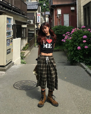 I Love Me Semi-Cropped Half T-Shirt