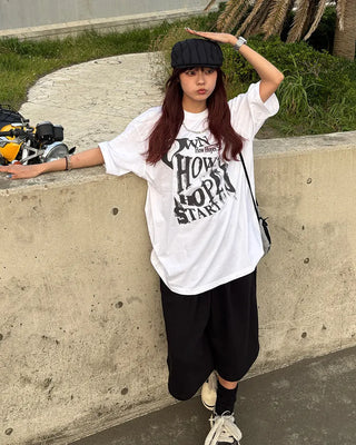 (Unisex) Sweat Wide Bermuda Shorts