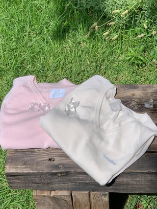 Loose-fitting long-sleeved knit