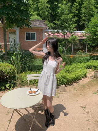 [Lined] Bustier Sleeveless Mini Dress