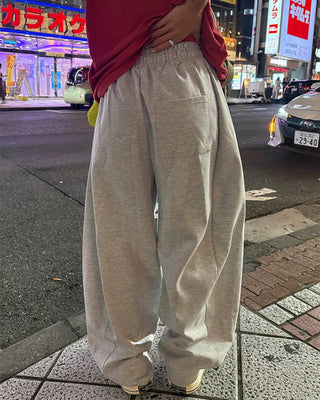 (Unisex) Center Seam Sweat Balloon Pants