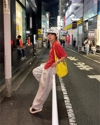 (Unisex) Center Seam Sweat Balloon Pants