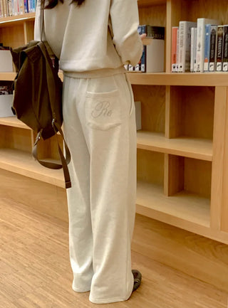 (2 colors) Beaded Wide Pants