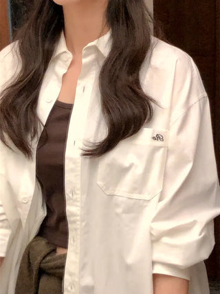 Washed cotton shirt