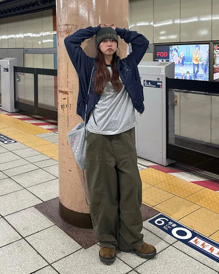 8-Star Dot Patch Hooded Parka