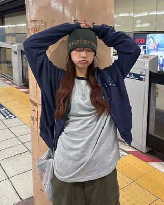 8-Star Dot Patch Hooded Parka