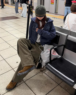 8-Star Dot Patch Hooded Parka