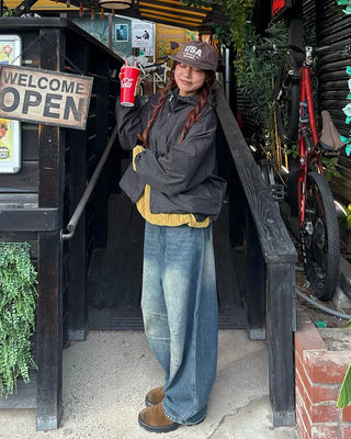 USA Stitch Straight Cap