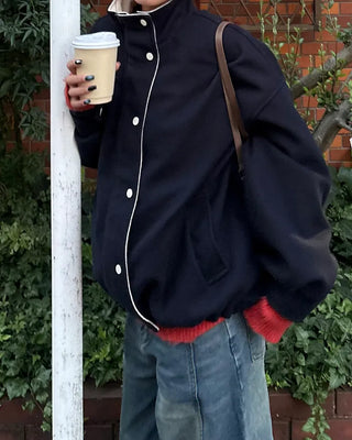 Corduroy Point Oversized Blouson