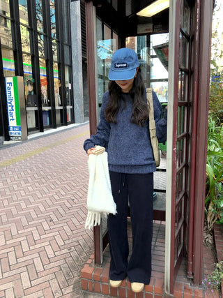 (3 colors) V-neck wool cardigan