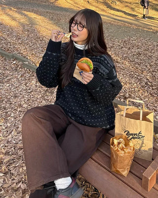 (Unisex) Tree Nordic Knit Sweater