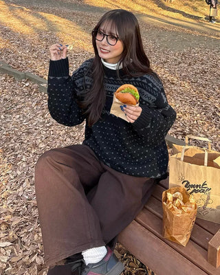 (Unisex) Tree Nordic Knit Sweater
