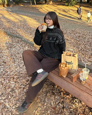 (Unisex) Tree Nordic Knit Sweater