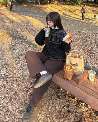 (Unisex) Tree Nordic Knit Sweater
