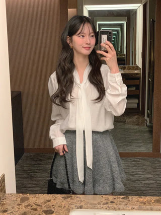(set) Mohair knit set