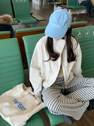 (2 colors) Semi-cropped high-neck mountain parka