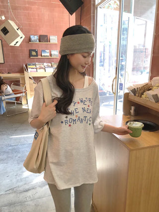(3 colors) Oversized T-shirt
