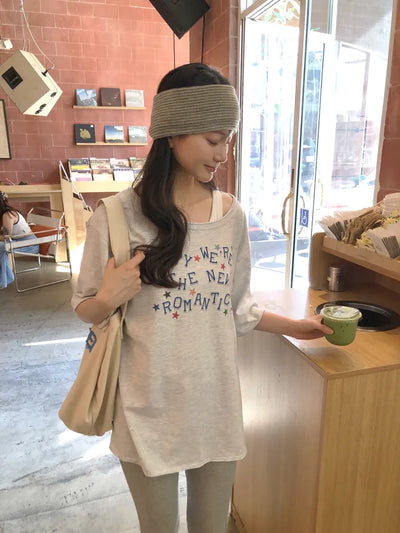 (3 colors) Oversized T-shirt