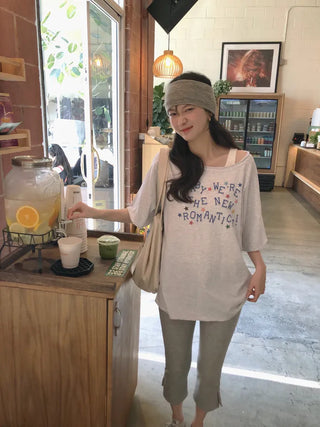 (3 colors) Oversized T-shirt