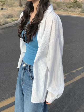 (3 colors) Striped shirt