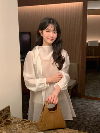 (3 colors) Layered dress