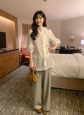 (3 colors) Layered dress