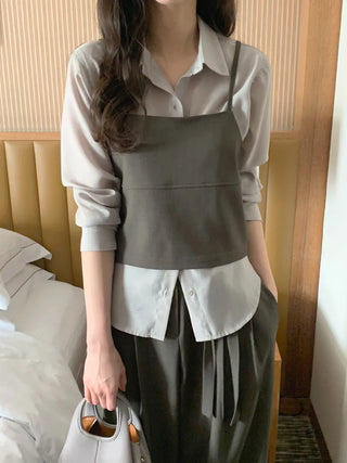 (3 colors) Basic Tencel Shirt