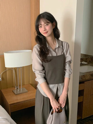 (3 colors) Basic Tencel Shirt