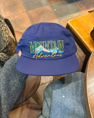 Mountain Stitch Light Straight Cap