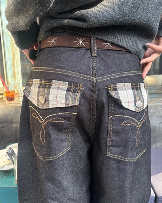 Twinkle Stitch Suede Belt