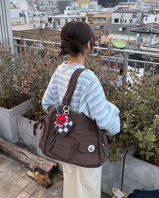 Double-border fleece pullover