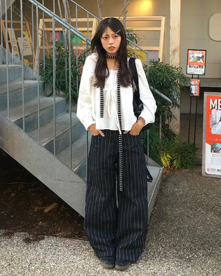 Border Hairy Knit Tie