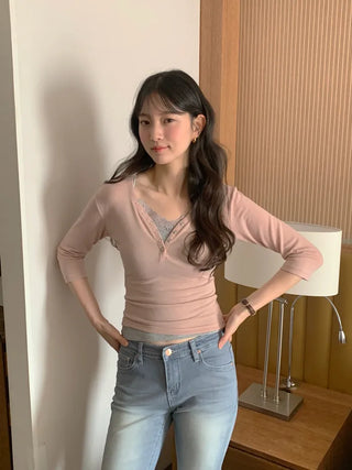 (3 colors) Lace String Camisole