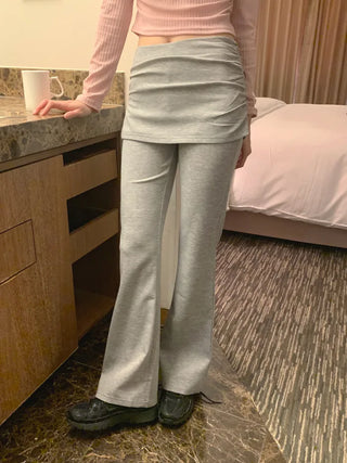 (3 colors) Bootcut Skirt