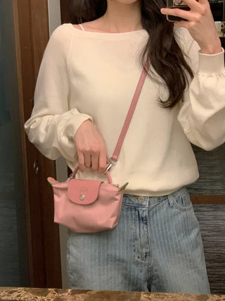 2-Way Shoulder Raglan Knit