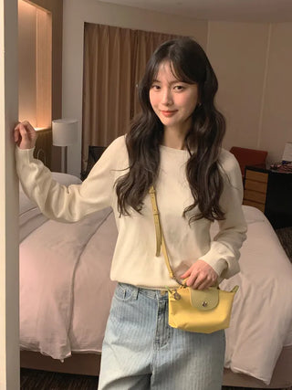 2-Way Shoulder Raglan Knit