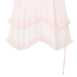 (4 colors) Sheer skirt