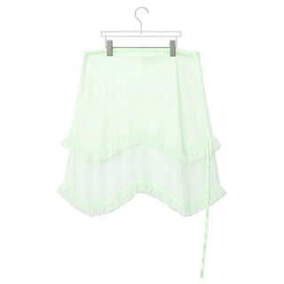 (4 colors) Sheer skirt