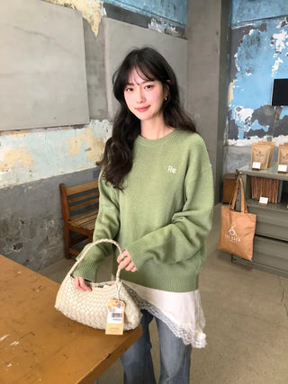 (2 colors) Loose-fit wool check shirt