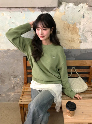 (2 colors) Loose-fit wool check shirt