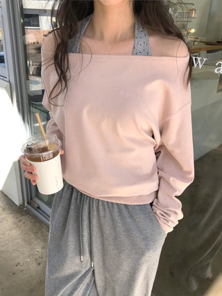 (Set) (3 colors) Dot Holder Neck Set