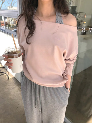 (Set) (3 colors) Dot Holder Neck Set