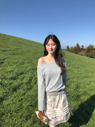 Flower string skirt