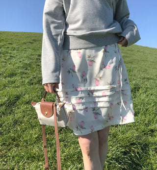 Flower string skirt