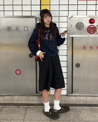 R Star Check Patch Hoodie