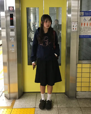 R Star Check Patch Hoodie