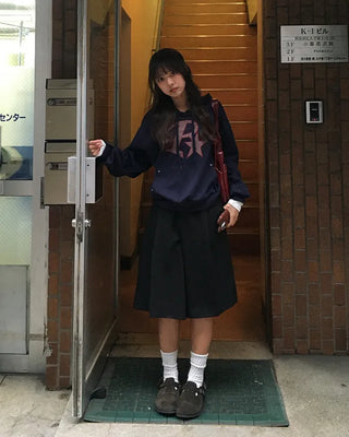R Star Check Patch Hoodie