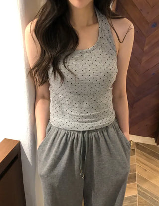 (Set) (3 colors) Dot Holder Neck Set
