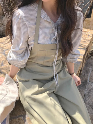 Halter neck overalls