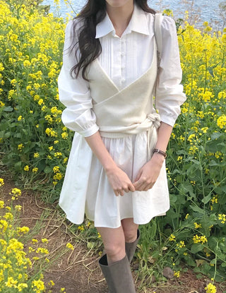 See-through lace T-shirt